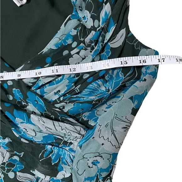 Vintage David Warren 100% Silk Floral Dress - Picture 5 of 5